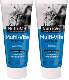 Nutri-Vet Multi-Vite Paw Gel for Cats,Daily Vitamin,Kitten Supplies,Immune Support,Cat Vitamin,Potent Antioxidants,Multi-Vitamin Paw Gel,Senior Feline Supplements,3 oz,(Pack of 2)