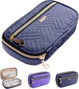 BAGSFY Pill Organizer Case 2 Times a Day- Weekly Medicine Organizer Travel Pill Box eltávolítható 7 napos orvosi esetdoboz halolaj, vitamin, kiegészítés