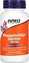 NOW Foods Foszfatidil Serine, 100 mg, 60 Veg kapszula