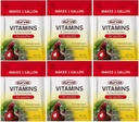 Durvet 6 csomag Vitaminok és elektrolitok Baromfihoz, 5 Nagyi, így 6 gallon