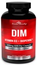 DIM- kiegészítés 250mg D3- vitamin Plus BioPerin - Diindolil- metán Menopauza és ösztrogén támogatás, hormonegyensúly támogatás nők és férfiak számára - 90 vegetáriánus Caps