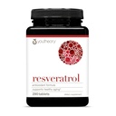 Youtheory Resveratrol Advanced Antioxidant Formula - Prémium antioxidáns kiegészítés Super- Gyümölcskeverék - Tartalmazza ResVida - Tejtermék, Soy & Gluten Free - 290 tabletta