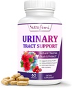 Natural Urinary Tract Health Supplements for Women, UTI Health Support, Flush Impurities and Cleanses Urinary System, Bladder Support, D-Mannose with Cranberry, Dandelion & Hibiscus