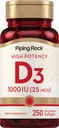 Piping Rock Vitamin D3 1000NE