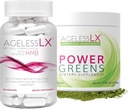 AgelessLX kapszula Power Greens Superfood por