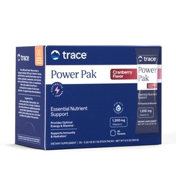 Trace Ásványok Power Pak Multivitamin és Multiásványi csomagok - Elektrolit támogatás - 1200 mg C-vitamin plusz 70 + Trace Ásványok - Áfonya Flavor - 30 csomag