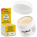 HayMax Allergen Barrier Balm - Pure 0.17 fl oz - Organic, Natural & Non- Drowsy Hay Fever & Allergy Relief Balm - Blocks Pollen & Other Allergen Particles - Great for Unced, Kids & President Women