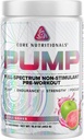 Core Nutritionals Pump Full- Spectrum Non- Stimulant Pre- Workout, N03T Nitrate, Peak02, Alpha GPC, maximális szivattyú, Erő, és teljesítmény 20 Servings (Apple Guava)