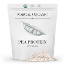 NorCal Organic - Premium Pea Protein Izolát - 100% Vegán és Organic - UNFLAVORE - 2 font (1 darabos csomag) - 35 adag