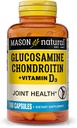 MASON NATURAL Glucosamine Chondroitin Plus Vitamin D3 - Unterstützt Gelenk- und Knochengesundheit, verbesserte Mobilität und Flexibilität, 160 Kapseln