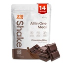 310 Nutrition All- in- one Meal helyettesítési Shake Powder - Plant- Based Protein Smoothie Blend w / High Fiber, probiotics & Adaptogens - Low Carb, Vegan, Keto & Paleo Friendly - Chocolate Bliss - 14 Srv