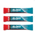 CLIF BLOKS - Energy Chews - Trópusi puncs 25 mg kávéval - Non-GMO - Növényalapú élelmiszerek - Gyors üzemanyag kerékpározáshoz és futáshoz -Edzés Snack (2.1 Ounce Packet, 3 gróf)