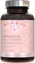 Prenatális vitaminok női folsav & DHA, magzati agy fejlesztési támogatás folát & Omega 3 's, multivitamin A, C, D, B6, B12 és vas, terhességi kiegészítés - 120 Softgels
