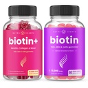 NutraChamps Biotin + & Biotin. A teljes Duo a haj, bőr és köröm.