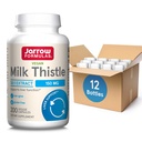 Jarrow Formulas Milk Thistle 150 mg 30: 1 Szabványosított szilymarin kivonat, Diétás kiegészítés májfunkció támogatás, 200 Veggie kapszula, 66- 200 napos ellátás, 12 csomag