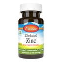 Carlson - Chelated Cink, 30 mg - Superior abszorpció, Immunszuppresszív és Enzimfunkció, Antioxidáns, 100 tabletta