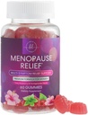 Menopause Ergänzungen für Frauen - Komplette natürliche Mild Hot Flashes & Nacht Sweats Unterstützung, Multi Benefit Menopause Relief Gummy, Unterstützung für Balance & Energie, Gluten-Free & Non-GMO - 60 Gummis
