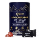Ashwagandha Gummees with Shilajit 300mg for Women & Men, Zero Sugar ashwagandha Supplements with Maca Root Powder 124; Organic ashwagandha Extra Strength for Boost Energy 60 Gumies