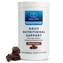 Equilife Napi táplálkozási támogatás, All-in-One Multivitamin Meal csere, Tiszta Csokoládé Flavor, 15G Növényi fehérje, Támogatás Teljes Wellness Beleértve energia, emésztés, és bőr, 14 szerváció Tub