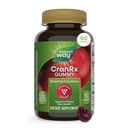 Természet Way CranRx Cranberry Gumies, Vizeleti Tract Health Support *, 100% teljes áfonya gyümölcs koncentrátum D-Mannose, C-vitamin, 50 Gumies (csomagolás május Vary)