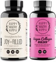 Happy Healthy Hippie Vegan Collagen Builder w / Hyaluronic Acid & Joy- Filled Mood Support