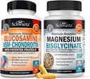 Felszívódás Magnézium-biszglicinát kapszula (1 hónapos ellátás) Plus Glucosamin Chondroitin MSM Triple Strength Joint Support Supplement (1 hónapos ellátás)
