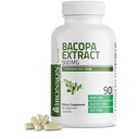 Bronson Bacopa Monnieri kivonat 500 mg - Promotes mentális tisztaság és agy funkció - nem GMO, 90 vegetáriánus kapszula