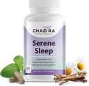 Serene Sleep Formula 124; Restauring Magnézium Citrate W / Melatonin, Passion Flower, Kalcium, és L- Theanine) 124; Natural Deep Sleep Vitamin felnőtteknek - 60 Caps, 30 Day Supply