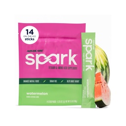 AdvoCare Spark - Energy Drink Mix - Vitamin & Amino Acid Supplement - Supports Energy & Focus * - Portable Immune Support * - Sugar- Free - Görögdinnye, 14 Stick Packs (3.5 oz)
