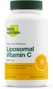 Friss táplálék Liposzómás C-vitamin - 2000mg DNS ellenőrzött és erős VIT C (aszkorbinsavból) - Nyeld le vagy öntsd a port egy ital, All Natural Vega Friendly, Non-GMO, Gluten- mentes, Dairy- mentes