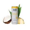 LEILO-124; Kava Powered Pina Colada Mocktail Drink-124; 12- Pack - Sugar- Free & Non- ALC funkcionális relaxációs támogatás