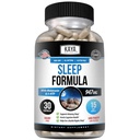 Kaya Naturals - Sleep Support Formula with Melatonin - Aid Support Vitamin Supplement - Sleep Stress and Mood Support - L-Tryptophan, Passion Flower, Ashwagandha and More (30 gróf)