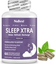 NuBest Sleep Xtra Aviation 124; Supports Healthly Sleep for Aviated 124; Vitamin, Melatonin, Ashwagandha, Chamomile, Valerian & More - Non Habitude-Forming Aviation Aviation 124; 60 Vegan Captaliva124; 1 hónapos ellátás