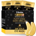 Unter Eye Patches (36 Paare) - 24K Gold Augenmasken angereichert mit abundantem Kollagen für dunkle Kreise, Puffy Eyes, Falten - Geschenke für Damen Hautpflege - Vegan & USA Getestet