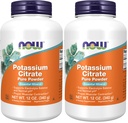 Most kiegészítők, Kálium citrát por, támogatja az elektrolit egyensúly és a normál pH *, esszenciális ásványi, 12- Ounce (csomag 2)