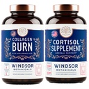 WINDSOR BOTANICALS Cortisol Blokker és Multi Collagen Burn - Szépség és hangulattámogatási köteg