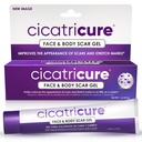 Cicatricure Advanced Scar Gel for Face & Body - Bizonyított eredmények 2 hét, hegesedés kezelése sebészet hegek, Stretch márkák, hegek és sérülések, Acne Scar kezelés, 1 oz (28 g)