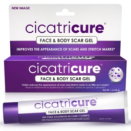 Cicatricure Advanced Scar Gel for Face & Body - Bizonyított eredmények 2 hét, hegesedés kezelése sebészet hegek, Stretch márkák, hegek és sérülések, Acne Scar kezelés, 1 oz (28 g)