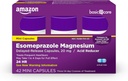 Basic Care Esomyprazole Magnézium Delayed- Release Mini kapszula, 20 mg, Acid Reducer, 24 óra Heartburn Medicine, 42 gróf