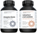 Multi- Active Magnézium Tablets & Curcumin Softgels - Potent & Bioavailable, Active Curcumin Softgels Szabványosított 95% Tetrahydrokurcuminoids [1 - hónap ellátás]