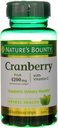 Természet Bounty Cranberry Fruit 4200 mg, Plus C-vitamin Softgels, 120 ea (5-ös csomag)