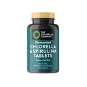 Fermentált Chlorella & Spirulina tabletta, Klorofill, Green Superfood, Algae kiegészítés, Heavy Metal Detox, Immuntámogatás, Törött sejtfal, 1350 tabletta, Non-GMO, Vegan