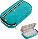 BAGSFY Pill Organizer Case 2 Times a Day- Weekly Medicine Organizer Travel Pill Box eltávolítható 7 napos orvosi esetdoboz halolaj, vitamin, kiegészítés