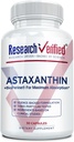 Ellenőrzött asztaxantin - Erőteljes antioxidáns, harcok ingyenes Radicals, Támogatja a bőr, agy, szem, és szív - Cink RDA, E-vitamin, BioPerin - 30 kapszula - nem-GMO, Készült az USA-ban
