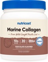 Nutricost Marine Collagen (Chocolate Flavor) 30 Servings - Collagen kiegészítés a vad fogott csendes-óceáni tőkehal hal