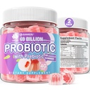 2Pack probiotic + Prebiotics Gumies Sugar Free 60 milliárd CFU, 11 Strains Probiotics Töltött gumikat a nők emésztési egészség és a Gut Health, támogató székrekedés, hasmenés, gáz & puffadás