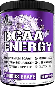 EVL BCAA Amino Acids Powder - Rehidratáló BCAA Post Workout Recovery Drink természetes koffeinnel - BCAA Energy Pre Workout Powder for Muscle Recovery Lean Growth and Endurance - Zöld alma