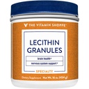 The Shoppe Lecithin Granules - Natural Combination of Essential Fatty Acids to Support Brain & Nerve Function, 100% Soy Based, Once Daily (16 Ounces Powder)