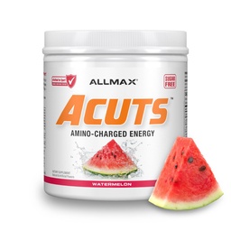 ALLMAX Nutrition AMINOKUTS (ACUTS), Amino- töltésű energia ital Taurin, L- karnitin, Zöld kávé Bean kivonat, Görögdinnye, 30 szervák