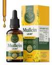 HERBAMAMA Mullein cseppek a tüdők - Vegan Mullein levélkivonat a tüdők tisztítási támogatás - Non-GMO, Alkohol & Sugar- mentes légzéskiegészítés, 28 napos ellátás